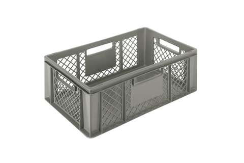 EN Bac gerbable Classic 43l - 600x400x220mm - parois perforées et fond fermé