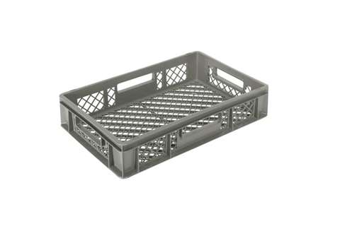 EN Bac gerbable Classic 23l - 600x400x120mm - parois et fond perforés - poignées ouvertes
