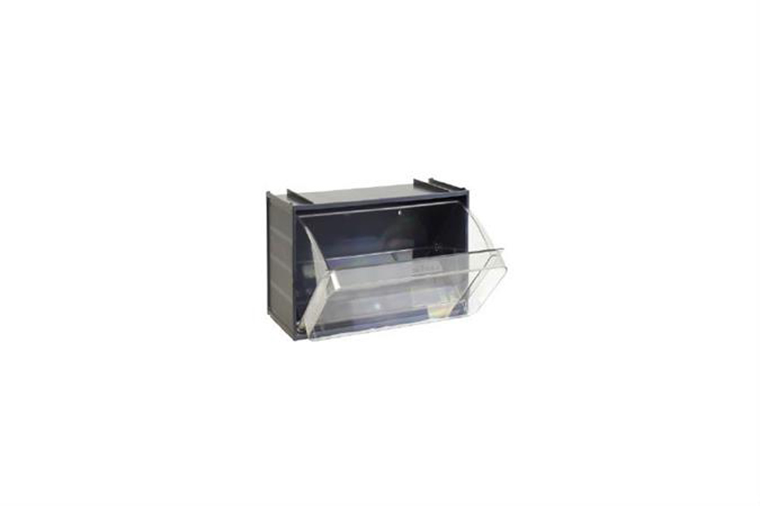 Kippbehältermodule 1 Fach - Crystal Box Serie - 300x155x185mm 