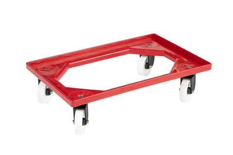 Fahrgestelle Food – 4 PA-Lenkrollen – ABS-Rahmen – PA-Gabeln