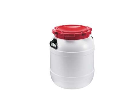 Standaard wijdmonds vat 55l (un) - met 2 handgrepen