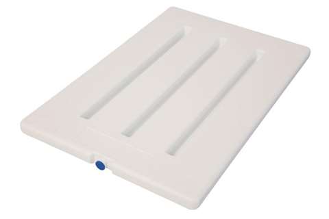 Eutect. plaat 60x40 -12°c - blauwe dop - 600x400x28mm