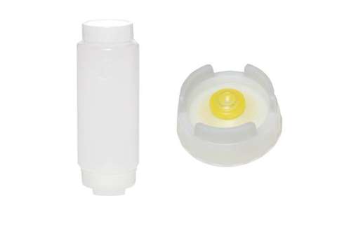 Squeeze bottle medium membrane 12/pck - with white screw cap - 355ml