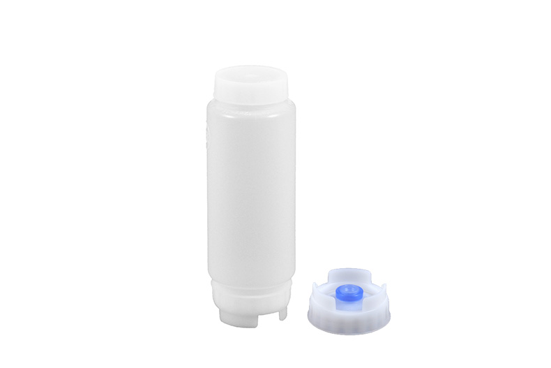 Squeeze bottle large membrane 12pce/pck - with white screw cap - 355ml 