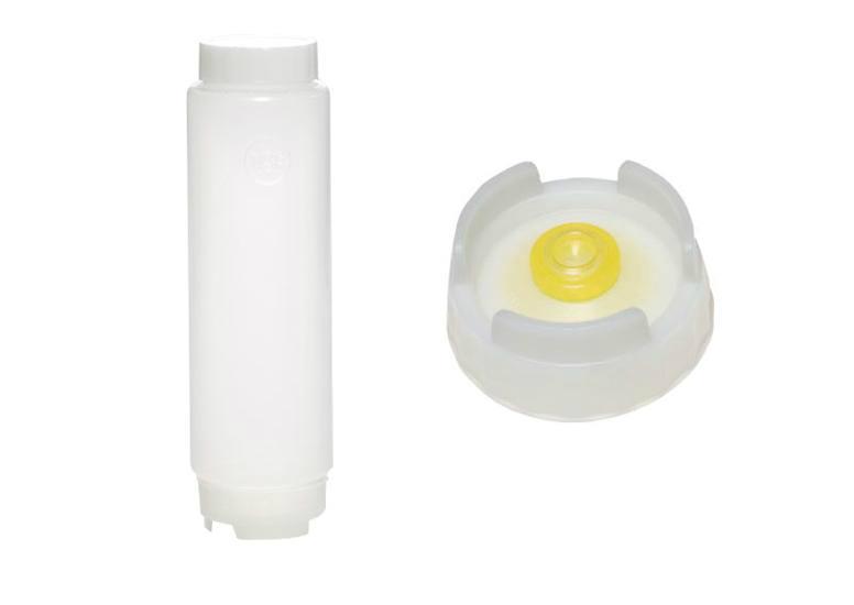 Squeeze bottle medium membrane 12pce/pck - with white screw cap - 473ml 