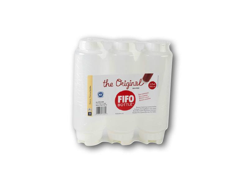 Fifo bottle 592ml / mdc - 3pce/pck - cash&amp;carry blister ffo-1321 