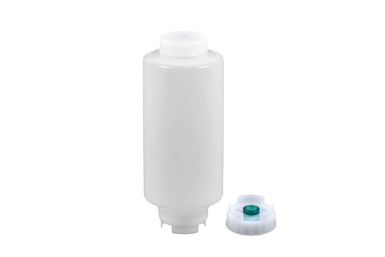 SQUEEZE BOTTLE SMALL MEMBRANE 6PCE/PCK - WITH WHITE SCREW CAP - 946ML 