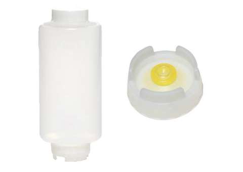 Squeeze bottle medium membrane 6pce/pck - with white screw cap - 946ml