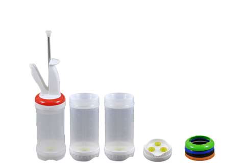 Portion Pal 473ml - 3pce/pck - mit Dreiloch Mittel Membran