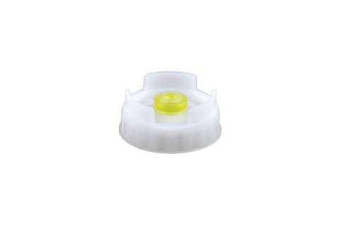 Schroefdop geel silicone ventiel - 6pce/pck - voor medium dikke sauzen