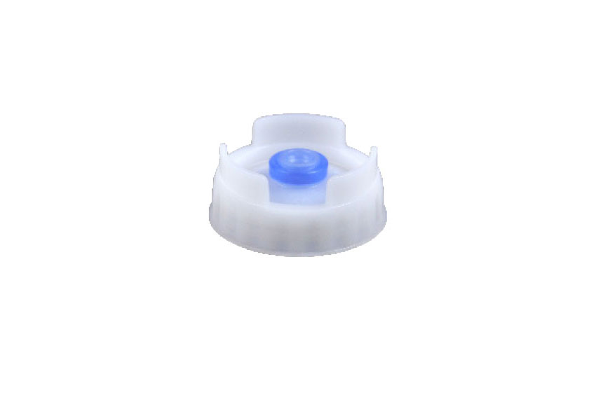 Screw cap with blue silicone valve - 6pce/pck - thick sauce and dressing 