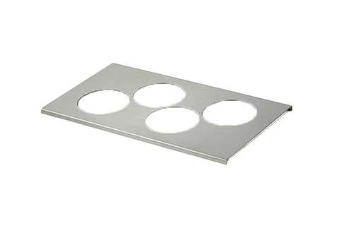 Bottle organizer for gn1/3 - for 4 fifo bottles 709ml