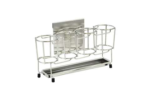 Bottle organizer for 4 squeeze bottles - 355ml
