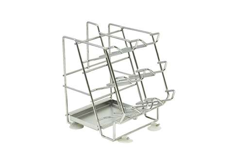 Bottle rack voor 6 knijpflessen - 355ml
