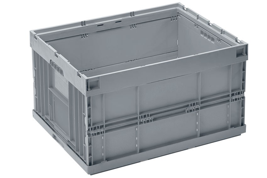 EN Vouwkrat Industry Line 169L - 800x600x450mm - zonder deksel - gesloten 