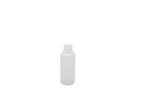 Standard Zylinderflasche - 125ml - Naturel - Ohne Verschlusskappe