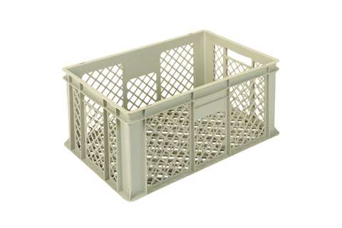 EN Bac gerbable Gold 58l - 600x400x290mm - parois perforés et fond perforé renforcé
