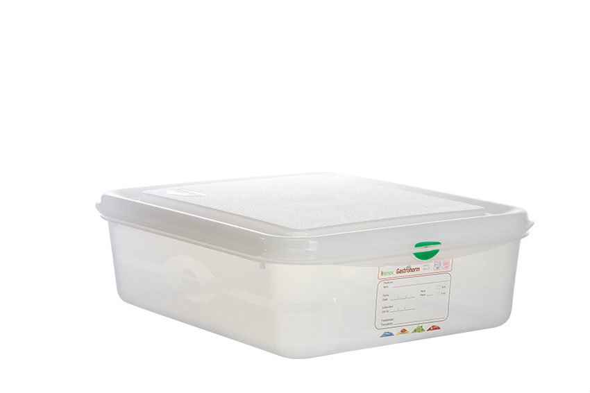 Gastronox 1/2 - profondeur 65mm - 4l - couvercle et clips inclus 