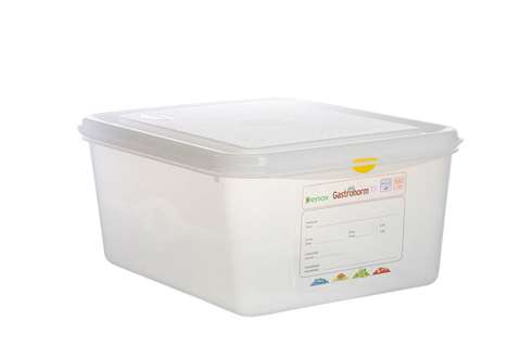 Gastronox 1/2 - 150mm high - 10l - lid and clips included