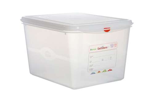 Gastronox 1/2 - 200mm high - 12,5l - lid and clips included