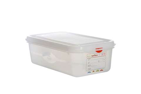 Gastronox 1/3 - 100mm high - 4l - lid and clips included