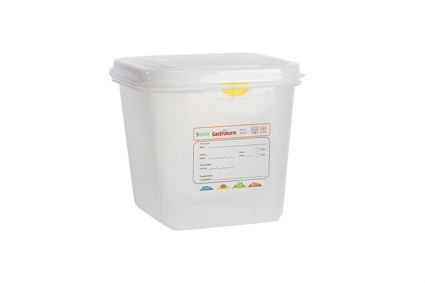 Gastronox 1/6 - 150mm diep - 2,6l - inclusief deksel &amp; clips 