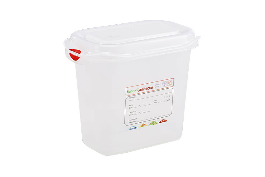 Gastronox 1/9 - profondeur 150mm - 1,5l - couvercle et clips inclus 