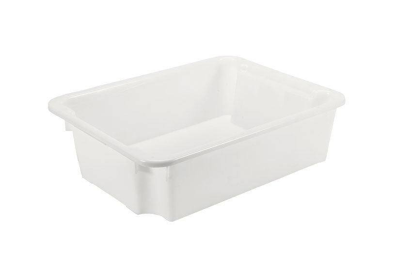 EN bac de transport emboîtables et gerbables 80l - 800x600x220mm - Rota - coins arrondis 