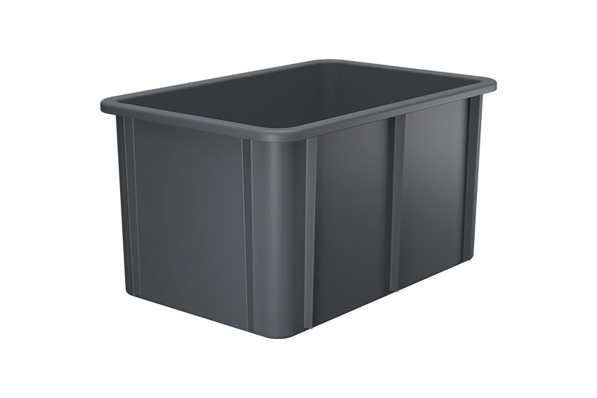 EN stapelbare transportbak Special 60l - 600x400x320mm - afgeronde hoeken 