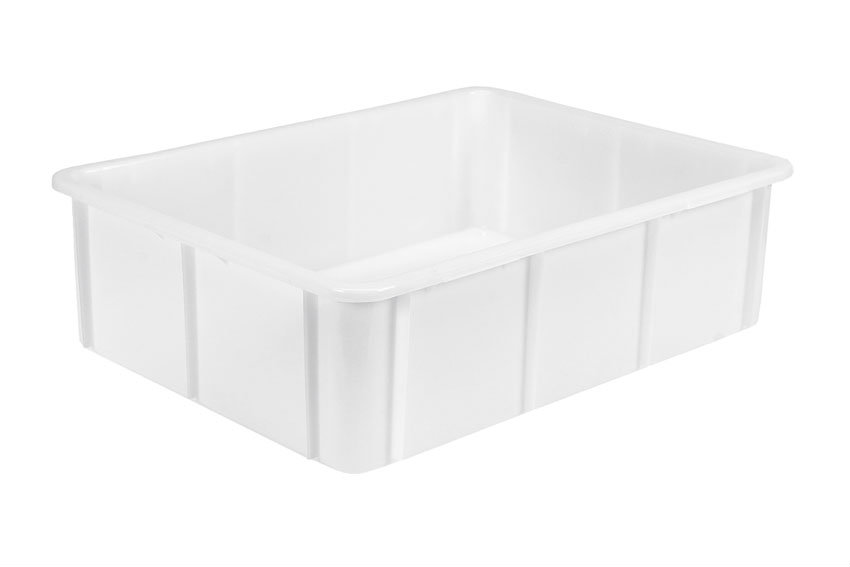 EN stackable transport crate Special 80l - 800x600x220mm - rounded corners 
