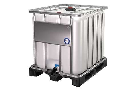 1000l IBC pour adblue avec cds - palette plastique - ouv. remplis. ø150mm