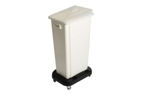 Conteneur de stockage mobile 80L avec chariot