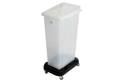 Conteneur de stockage mobile 80L avec chariot