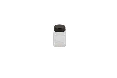 Pot carre à large ouverture - 50ml - serie 310 PVC/petg
