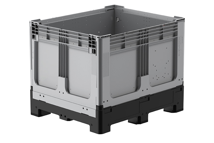 Logifold box 1200x1000x970mm - 855l - fermé - 4 pieds 