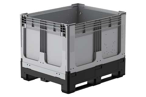 Logifold Box 1200x1000x975mm - 855l - geschlossen - 2 Kufen