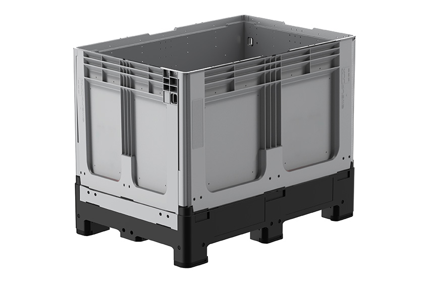 Logifold box 1200x800x953mm - 660l - fermé - 4 pieds 