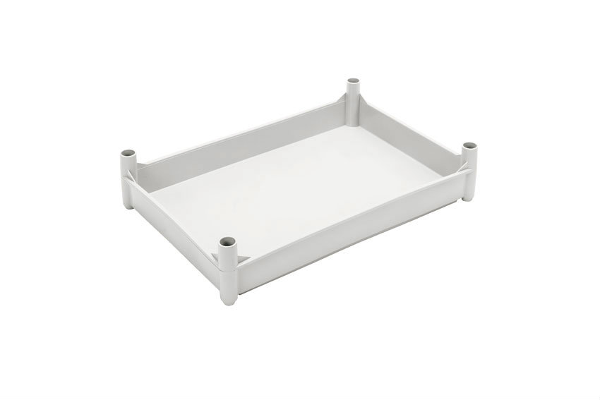 Bac de stockage empilable Multi 10l - 540x360x120mm - côtés et fond plein 