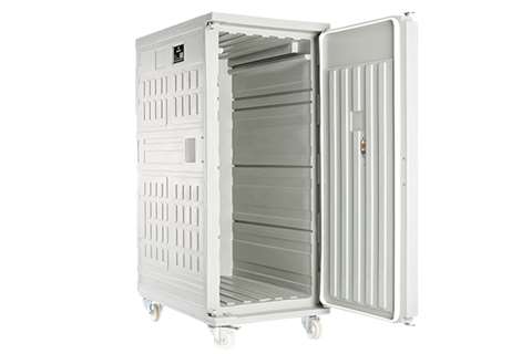 Cargo line isotherme container - 1000l - op 4 wielen