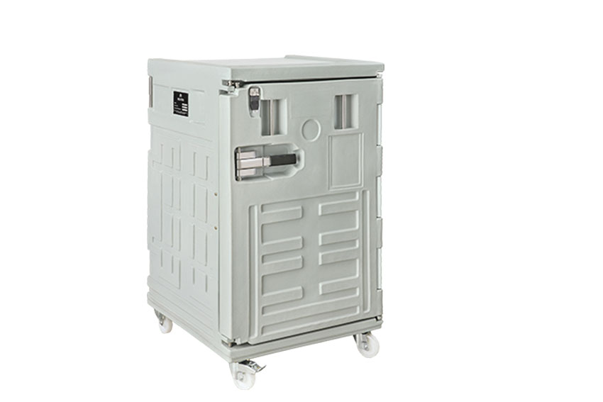 Cargo line isothermal container 370 l - on 4 castors 