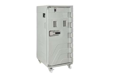 Cargo line isothermal container 500 l - on 4 castors