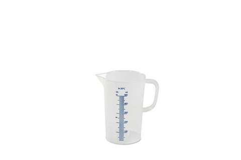 Maatbeker - 500ml - met blauw skala in relief