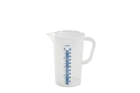 Graduated measuring cup - 1000 ml - blue raised scale