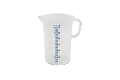Messbecher - 3000 Ml - Erhabene Blaue Skala