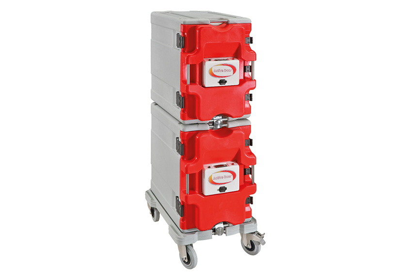 Isothermal container set 2x AF12 digital - 180l - 720x505x1480mm 
