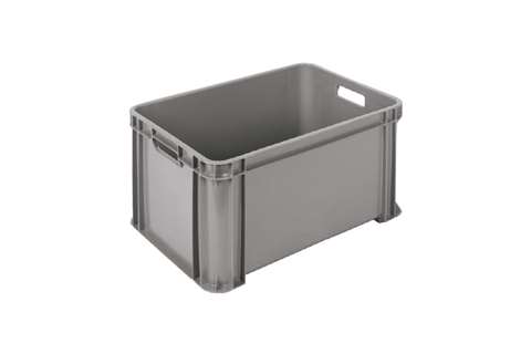 Stapelbare Lagerbehälter 52l Serie 5439 - 545x390x295mm - geschlossen Wände und Boden