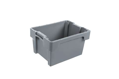 EN Nestbare draaistapelbak 18l - 400x300x220mm - gesloten wanden en bodem