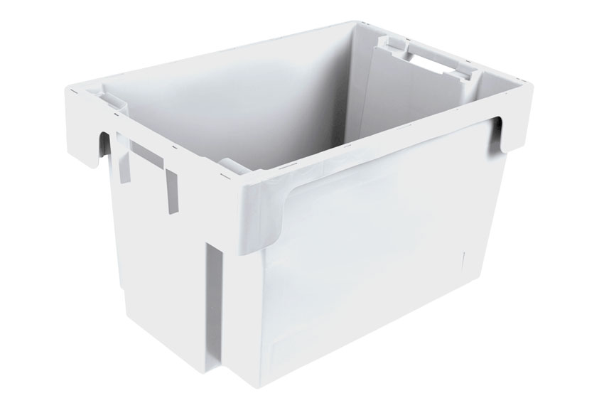EN Bac gerbable emboîtable 50l - 600x400x300mm - parois et fond fermés 