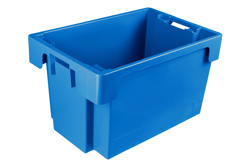 EN Bac gerbable emboîtable 60l - 600x400x350mm - parois et fond fermés 