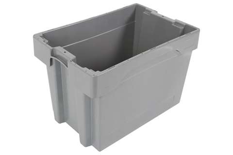 EN Bac gerbable emboîtable 76l - 600x400x400mm - parois et fond fermés